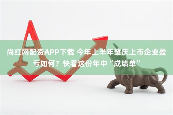 尚红网配资APP下载 今年上半年肇庆上市企业盈亏如何？快看这份年中“成绩单”
