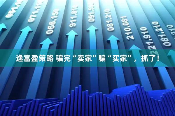 逸富盈策略 骗完“卖家”骗“买家”，抓了！